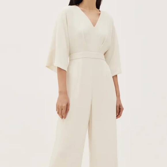 Love Bonito White Straight Leg Jumpsuit - Picture 2 of 6